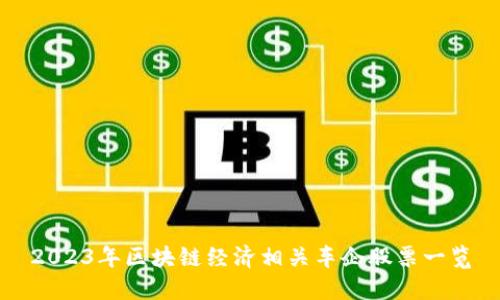 2023年区块链经济相关车企股票一览