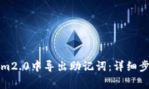 如何在Tokenim2.0中导出助记词：详细步骤与注意事项