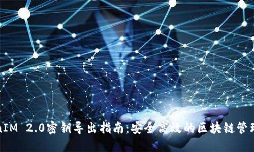TokenIM 2.0密钥导出指南：安全高效的区块链管理工具