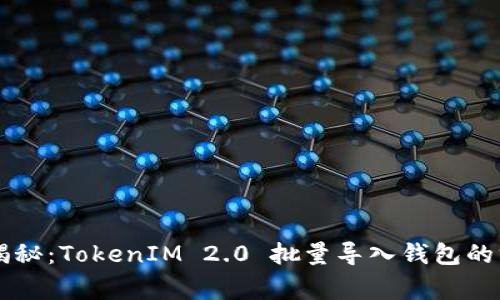 专家独家揭秘：TokenIM 2.0 批量导入钱包的方法与秘笈