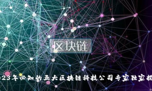2023年必知的五大区块链科技公司专家独家揭秘