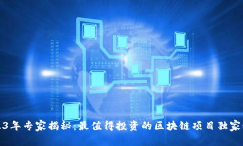 2023年专家揭秘：最值得投资的区块链项目独家秘诀